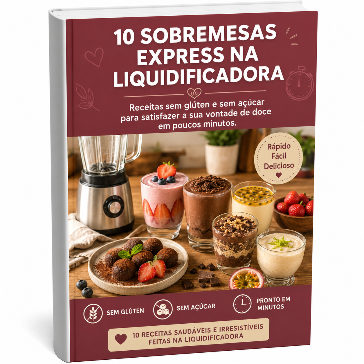 10 Sobremesas Express na Liquidificadora (Sem Glúten, Sem Açúcar)